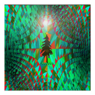 Póster Árvore de Natal perdida no espaço…