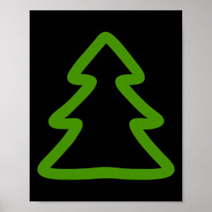 Poster Árvore de Natal Simples