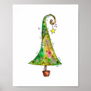 Poster Árvore de Natal Whimsic