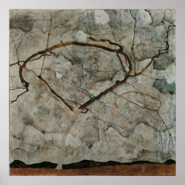 Póster Árvore de Outono em Movimento por Egon Schiele