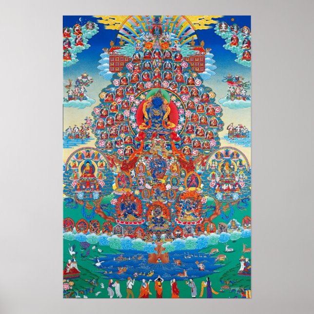 Poster Árvore de Refúgio Sakya (Frente)