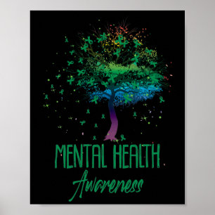Poster Árvore de Sensibilização para a Saúde Mental Fitas