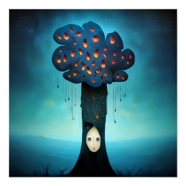 Póster Árvore de tristeza (Frente)