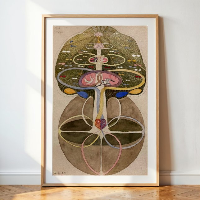 Poster Árvore do Conhecimento No.1, Hilma af Klint (Criador carregado)