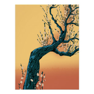 Póster Árvore do Flor Chinês
