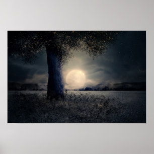 Poster Árvore do luar