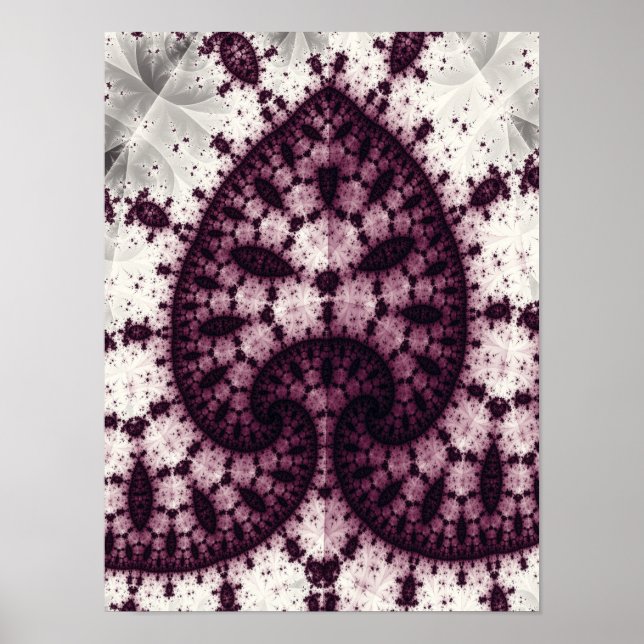 Poster Árvore Fractal (Frente)