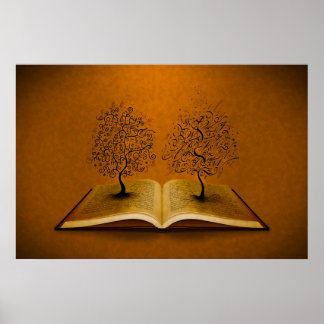 Poster Árvore GiddyUp e Árvore Bickham Script