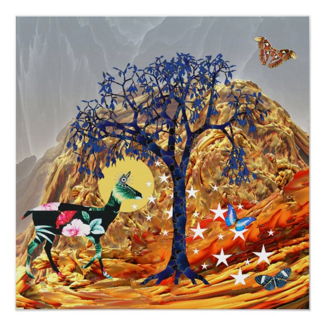 Póster Árvore Mágica (Frente)