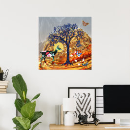 Poster Árvore Mágica