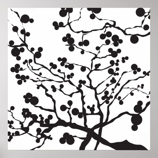 Póster árvore negra (Frente)