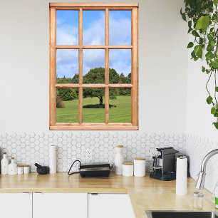 Poster Árvore no Modo de Exibição do Campo a partir de um