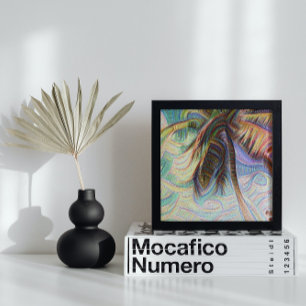 Póster Árvore Palm abstrato