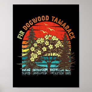 Poster Árvore Sutil Anti Trump Fir Dogwood Tamarack 1