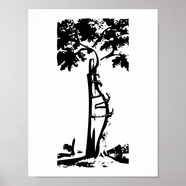 Póster Árvore Torta Ortopédica (Frente)