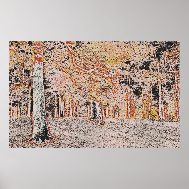 Póster Árvores (Frente)