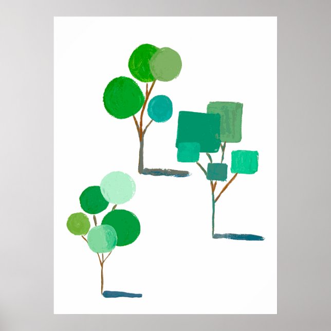 Poster Árvores Asseadas (Frente)