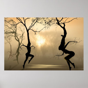 Póster Árvores da dança