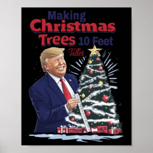 Poster Árvores de Natal do fazer 10 pés mais altas
