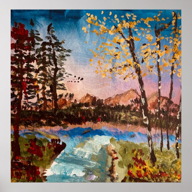 Poster "Árvores de queda: (Frente)