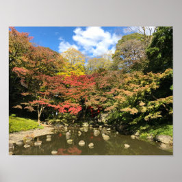 Poster Árvores Mapeadas Coloridas por Pond