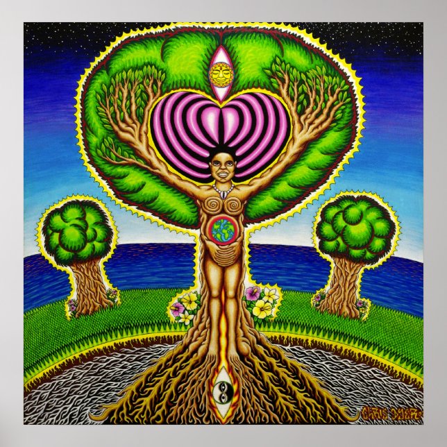 Poster Árvores têm Alma (Frente)