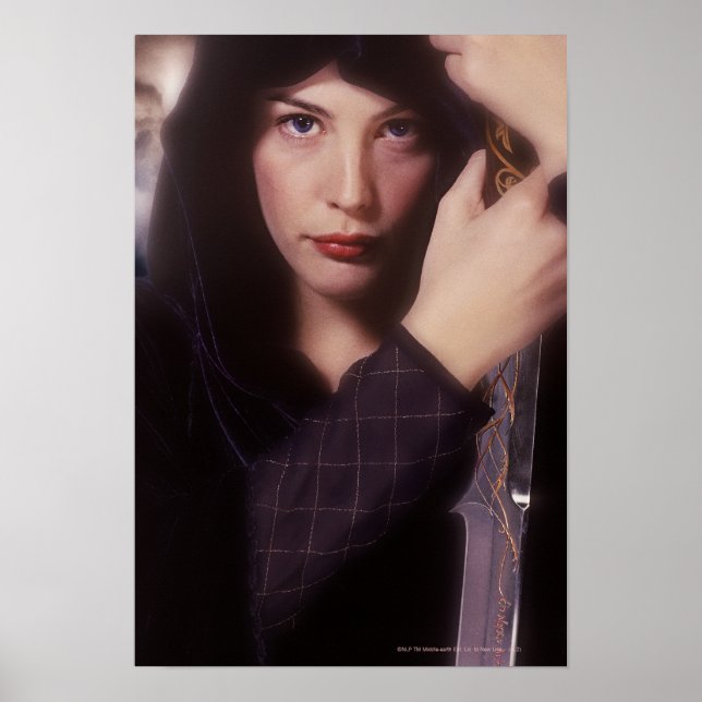 Póster ARWEN™ com espada (Frente)