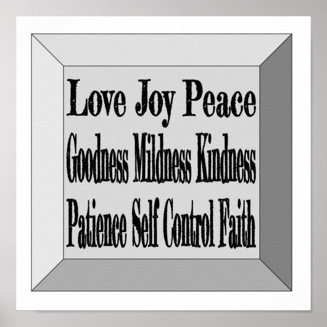 Poster As 9 Frutas (Frente)