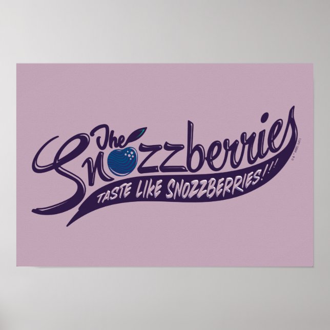 Poster As Airelas Snozzberry Têm Gosto De Aiquilos! (Frente)