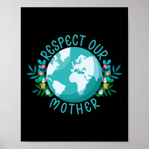 Poster As Alterações Climáticas Respeitam A Nossa Mãe Sal
