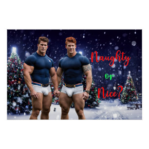 Póster As árvores de Natal brilhantes de SlipperyJoe dois