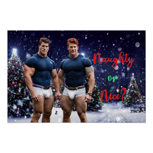Póster As árvores de Natal brilhantes de SlipperyJoe dois (Frente)