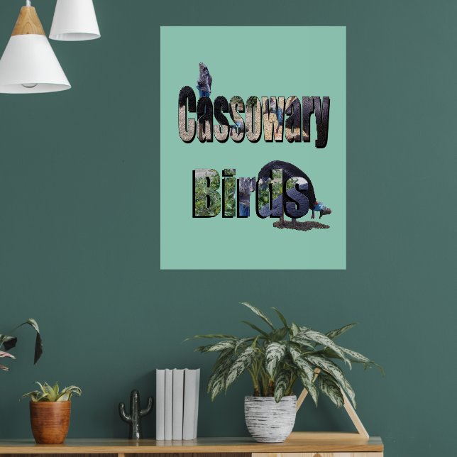 Poster As Aves Cassárias São O Nome, (Sala de Estar 1)