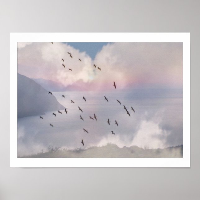 PÓSTER AS AVES VOAM EM GRUPO (Frente)