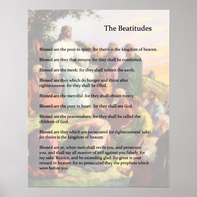 Póster As Beatitudes (Frente)