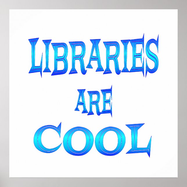 Póster As bibliotecas são Legal (Frente)