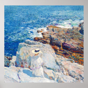 Poster As bordas sul, Appledore por Childe Hassam