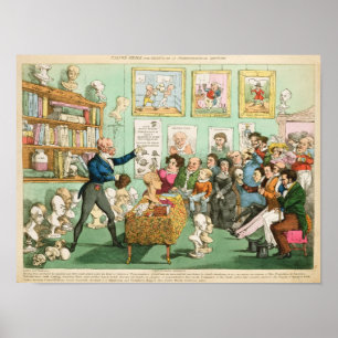 Poster As cabeças e os cérebros das vitelas; um