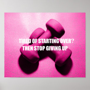 Póster As citações da motivação do exercício não d