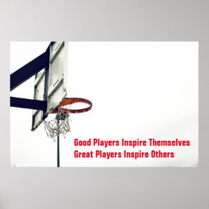 Poster As citações inspiradas do basquetebol inspiram