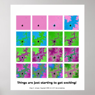 Poster As coisas apenas estão começando obter