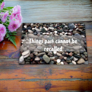 Poster As coisas de motivação passadas não podem ser lemb