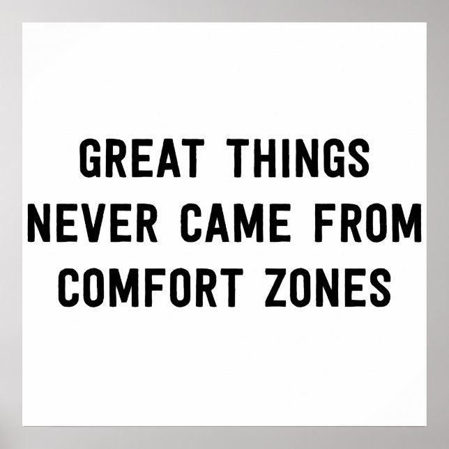 Póster As Coisas Do excelente Nunca Viram De Zonas De Con (Frente)