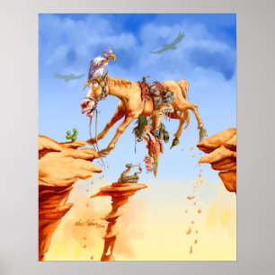 Póster "As coisas estão olhando para cima"