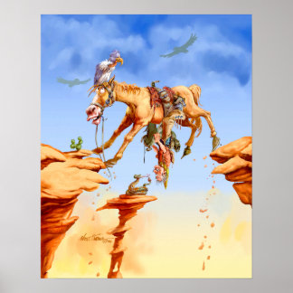 Póster "As coisas estão olhando para cima"