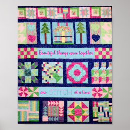 Poster As coisas lindas se juntam uma ponta de cada vez