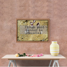 Poster As coisas passadas não podem ser lembradas de sabe