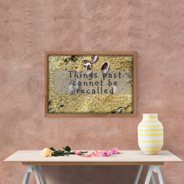 Poster As coisas passadas não podem ser lembradas de sabe (Criador carregado)