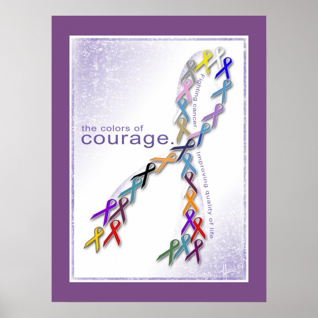 Poster As Cores da Coragem e as Fitas de Consciência do C (Frente)