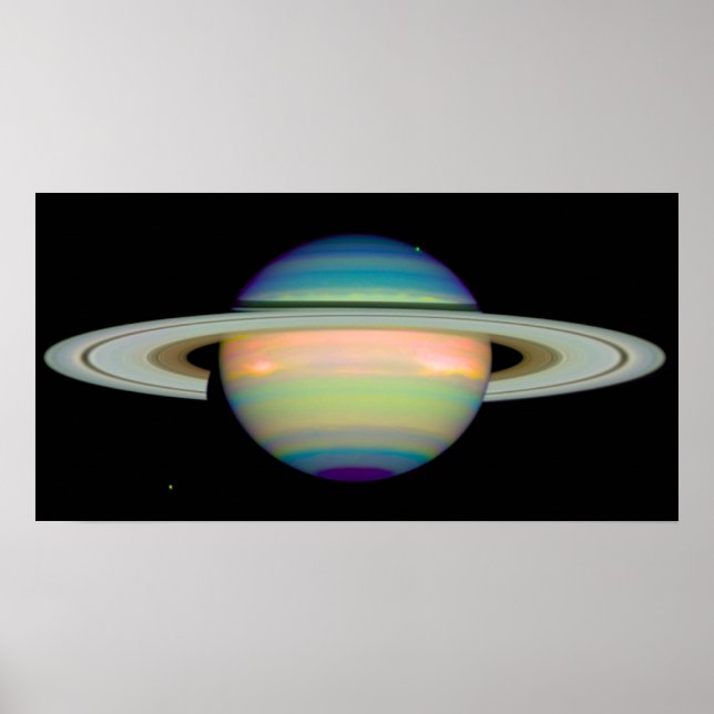 Poster As cores de Saturno (Frente)